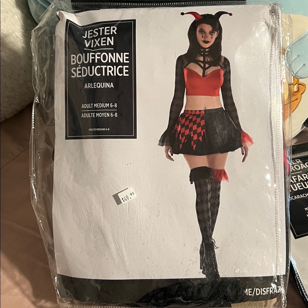 Jester Vixen Women Halloween Costume